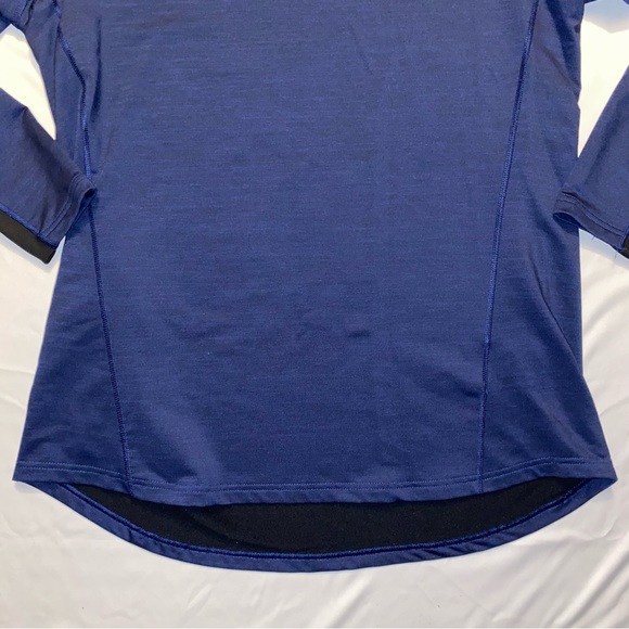 Nike Dry Fit Navy Blue Long Sleeve - Picture 6 of 7